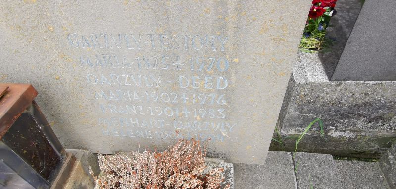Garzuly; Testory; Deed; Menhart
