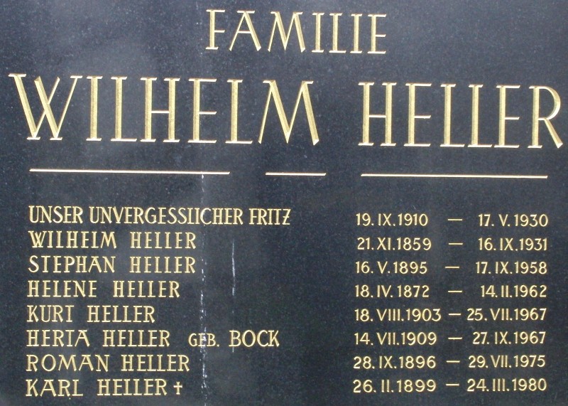 Heller; Heller geb. Bock