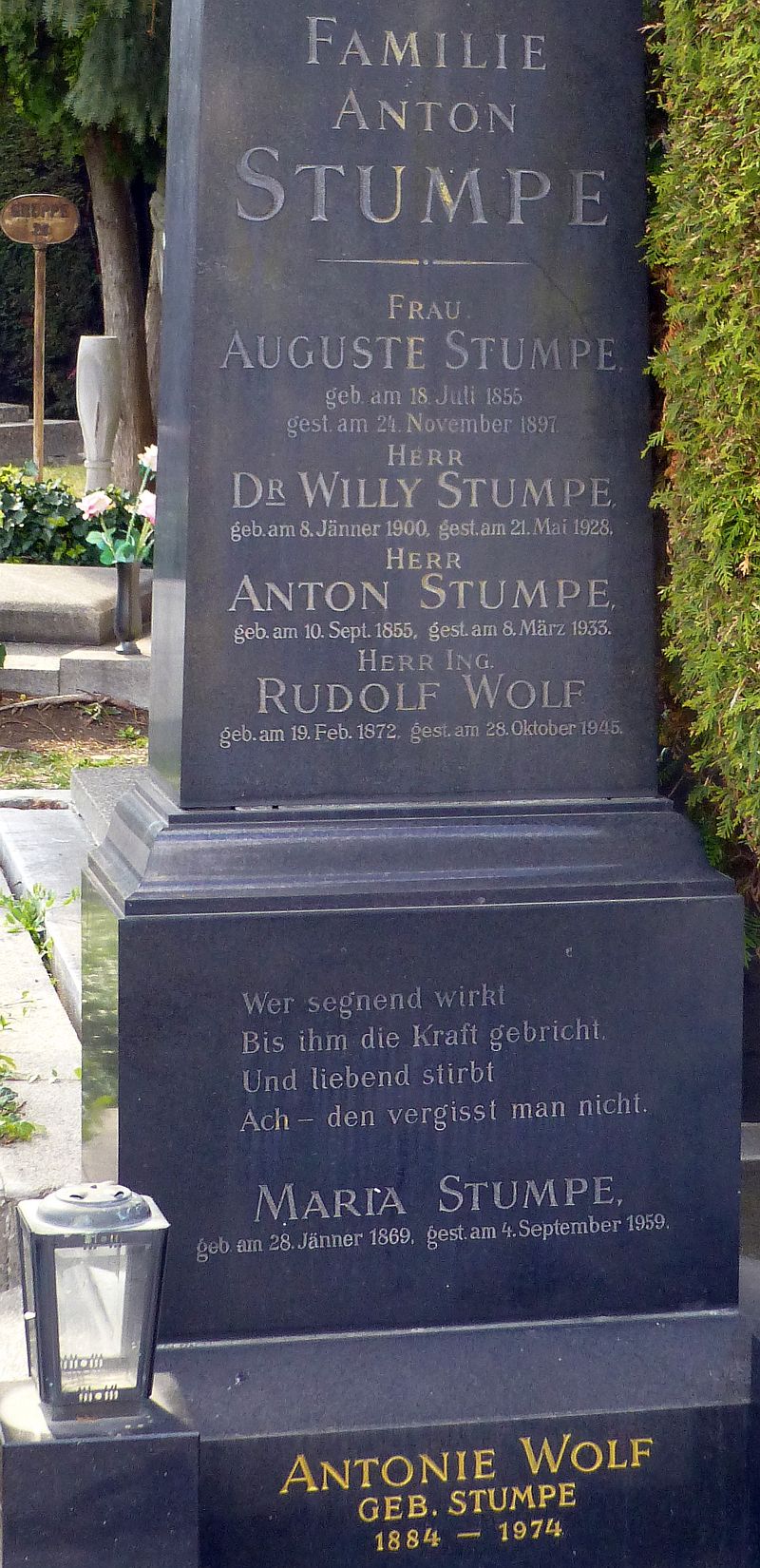 Stumpe; Wolf
