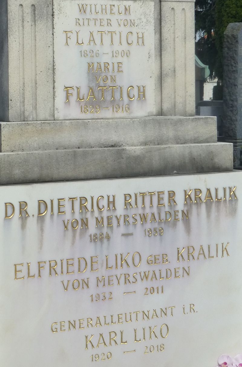 von Flattich; Kralik von Meyerswalden; Liko