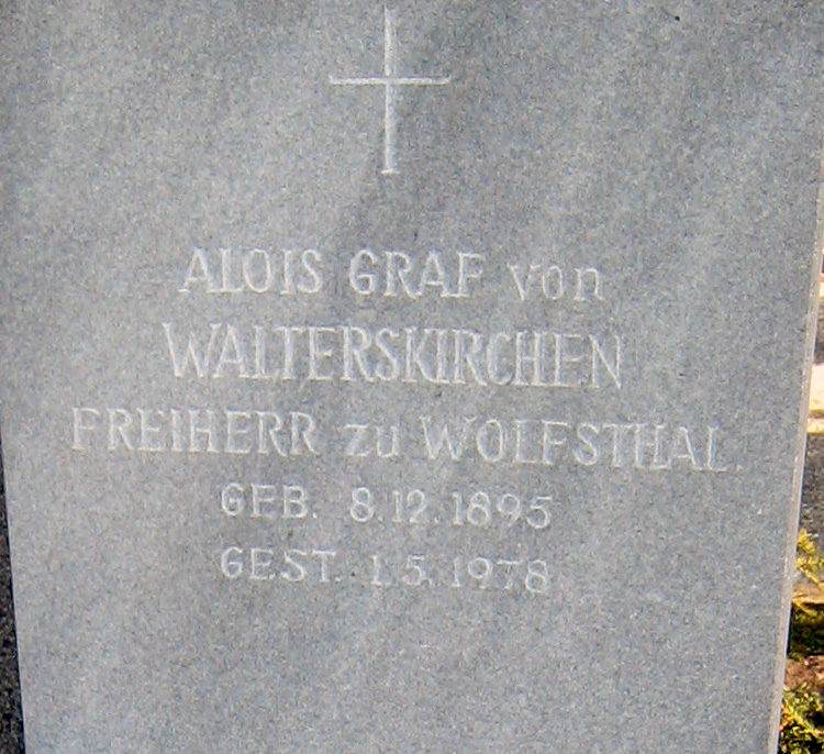von Walterskirchen zu Wolfsthal, Alois