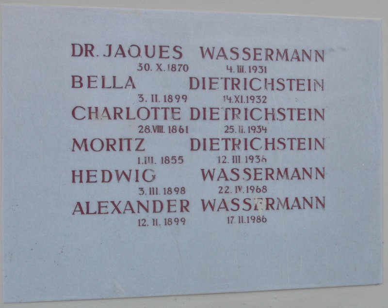 Dietrichstein; Wassermann