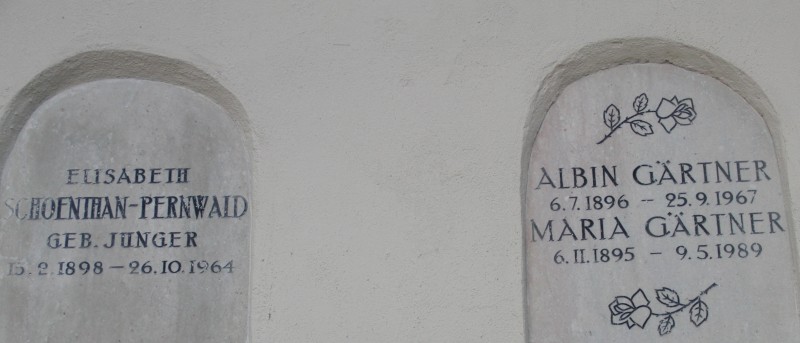 Schoenthan-Pernwald geb. Junger; Gärtner