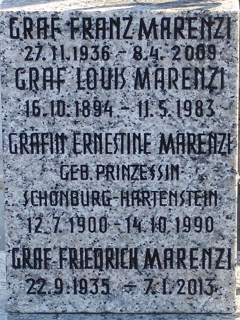 Marenzi; Marenzi geb. von Schönburg-Hartenstein