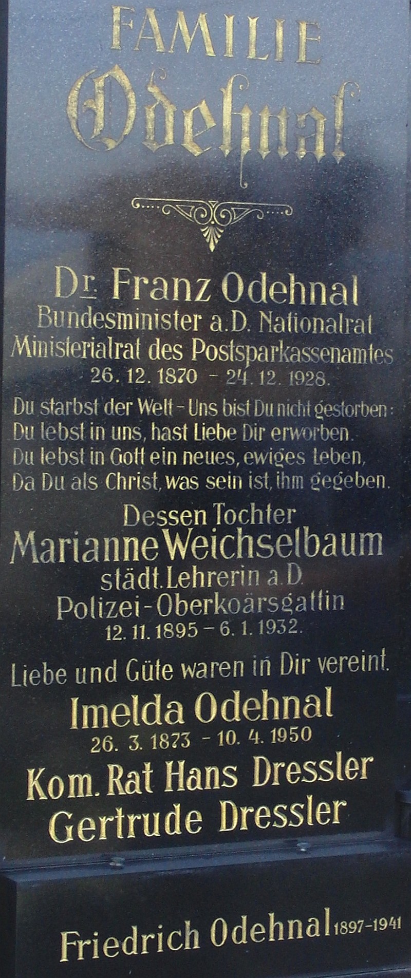 Odehnal; Weichselbaum; Dressler