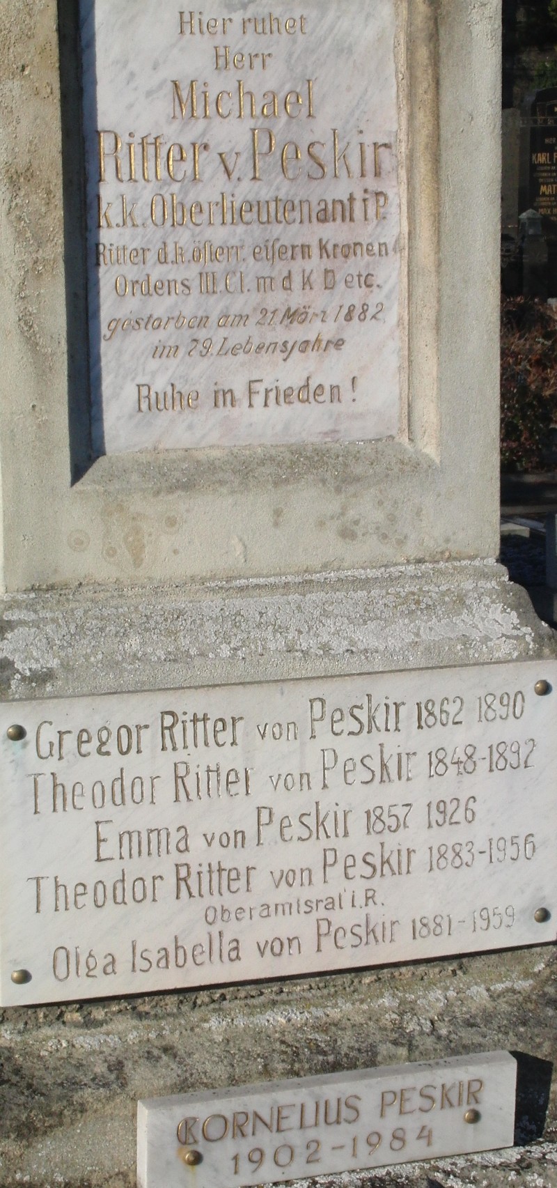 von Peskir; Peskir