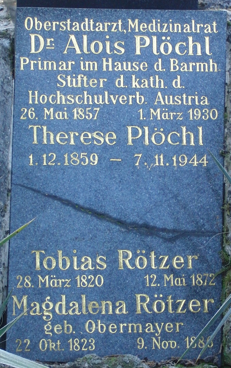 Plöchl; Rötzer; Rötzer geb. Obermayer