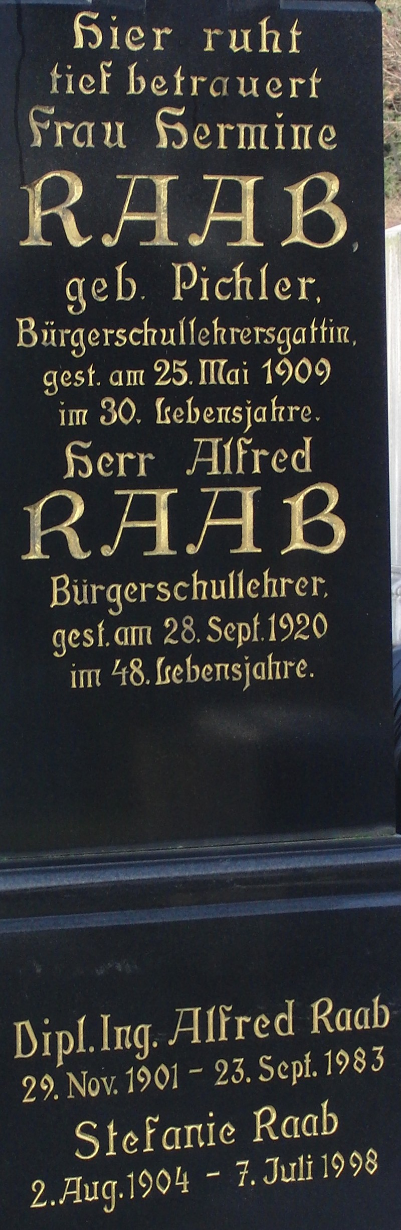 Raab; Raab geb. Pichler