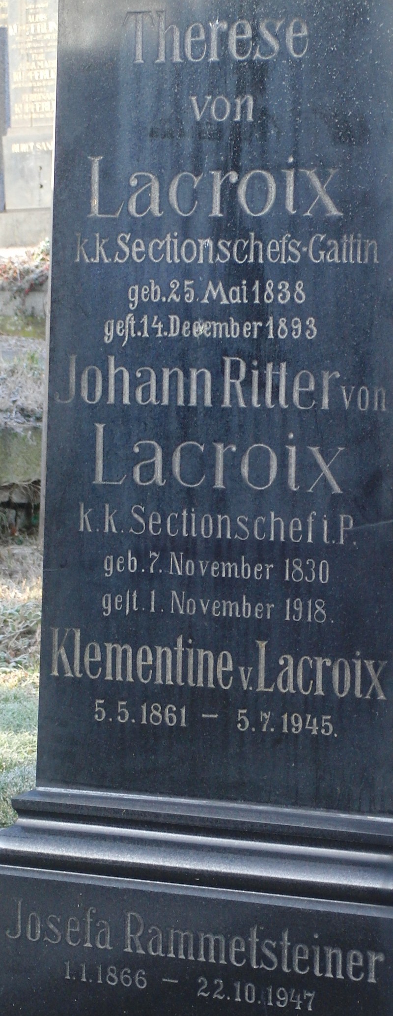 von Lacroix; Rammetsteiner