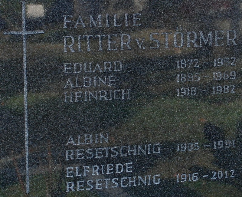 von Störmer; Resetschnig