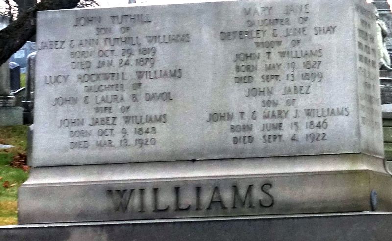 Williams; Davol; Tuthill; Shay