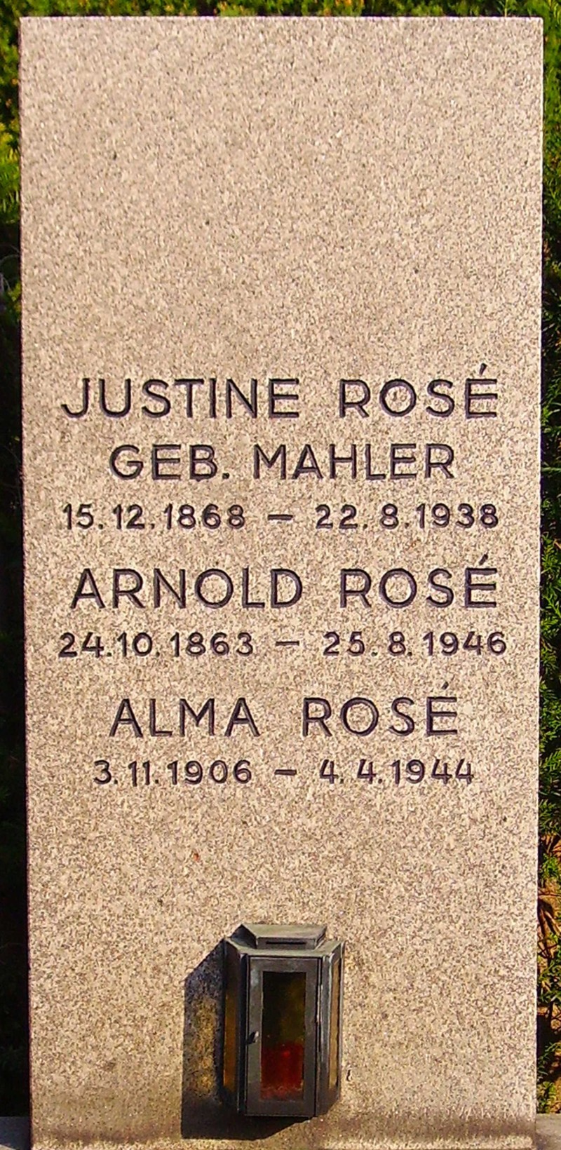 Rosé; Mahler