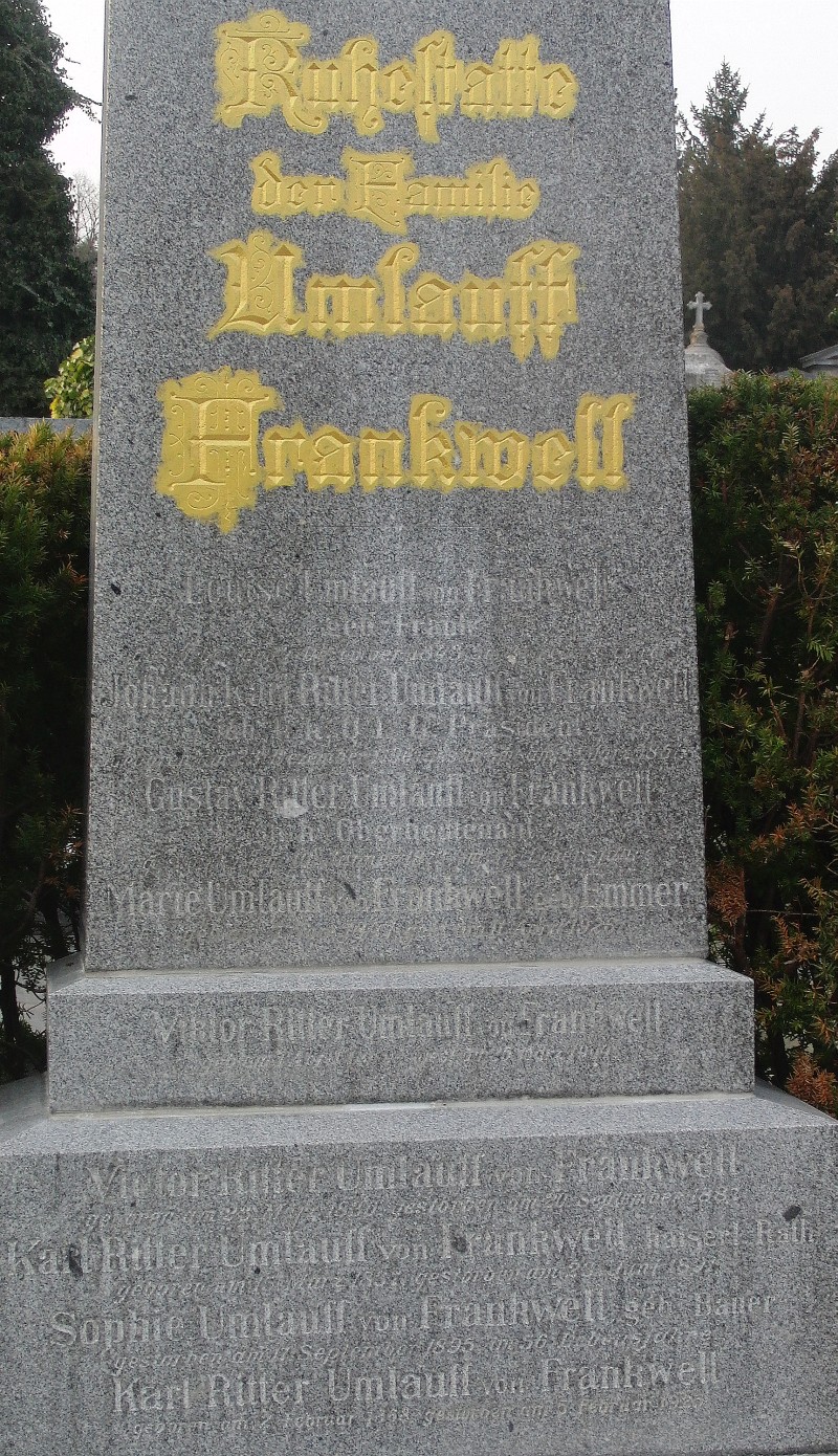 Umlauf von Frankwell; Umlauf von Frankwell geb. Emmer;  Umlauf von Frankwell geb. Bauer