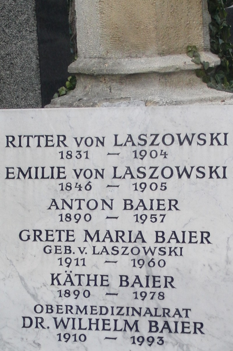 von Laszowski; Baier; Baier geb. von Laszowski