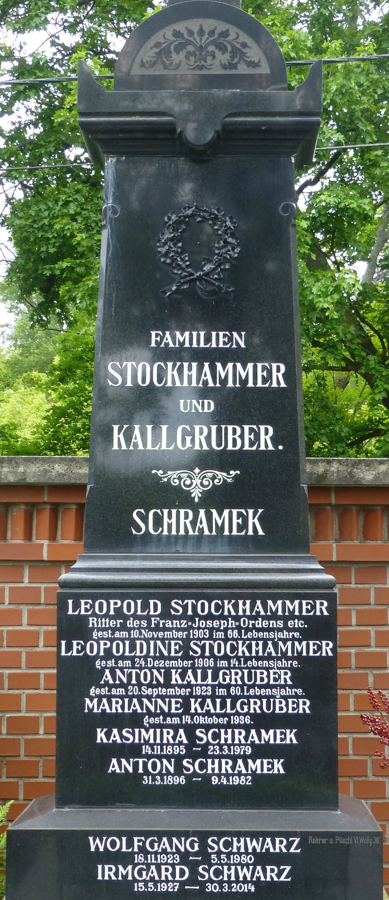 Stockhammer; Kallgruber; Schramek; Schwarz