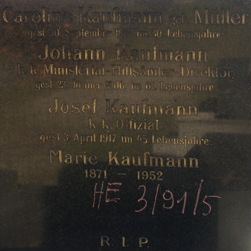 Kaufmann; Kaufmann geb. Müller