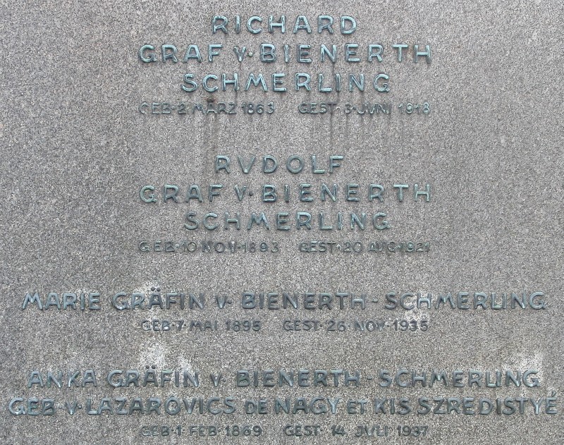 von Bienerth-Schmerling; von Bienerth-Schmerling geb. von Lazarovics de Nagy et Kis Szredistyé