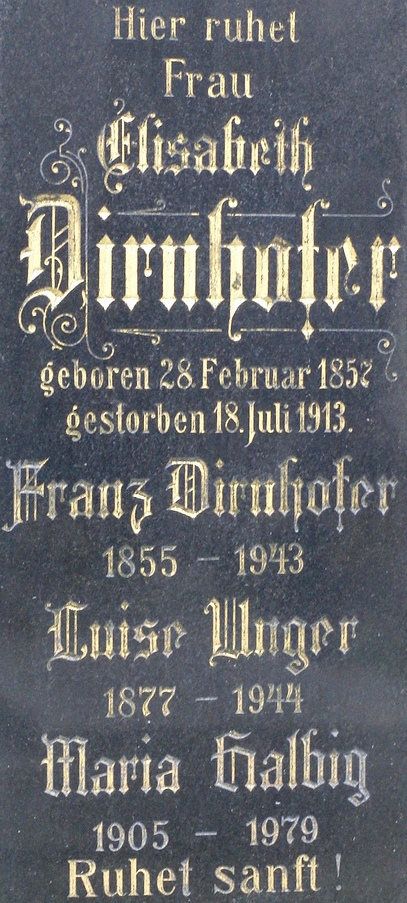 Dirnhofer; Unger; Halbig