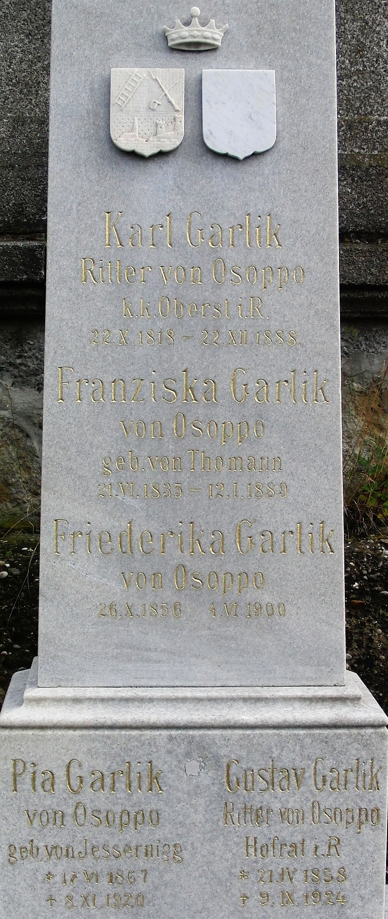 Garlik von Osoppo; Thomann; Jessernigg