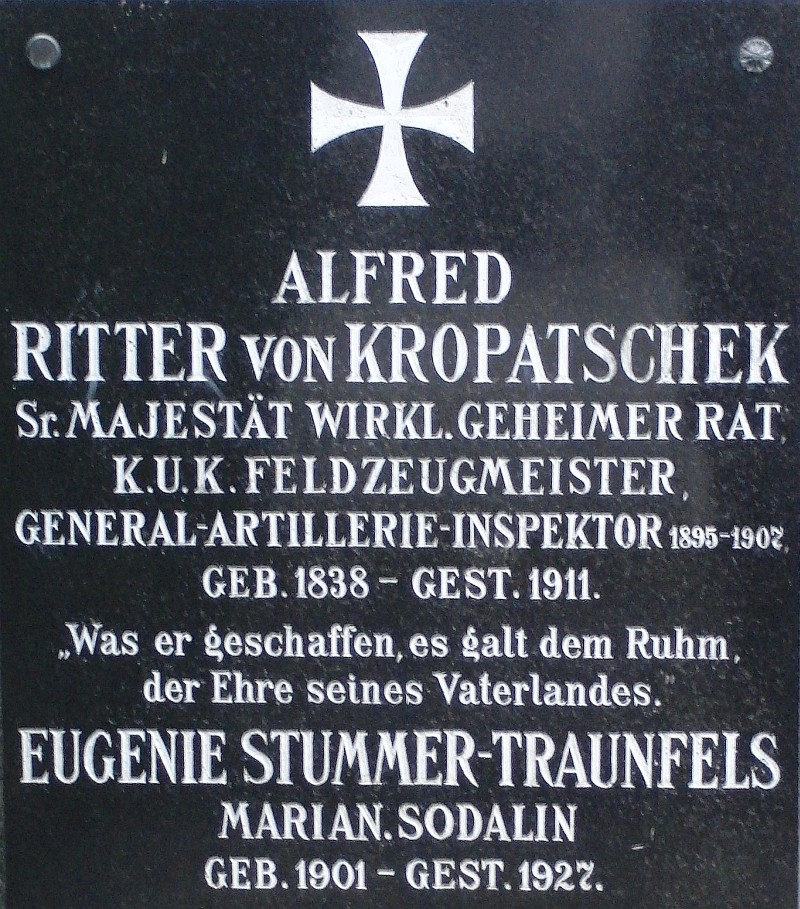 von Kropatschek; Stummer-Traunfels verehel. Sodalin