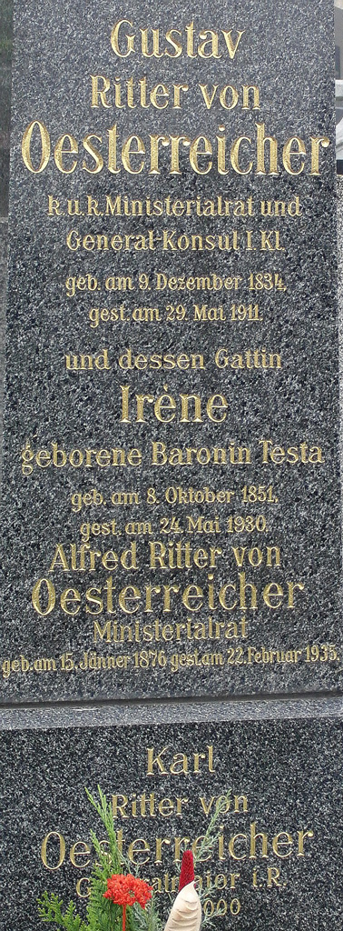 von Oesterreicher; von Oesterreicher geb. von Testa