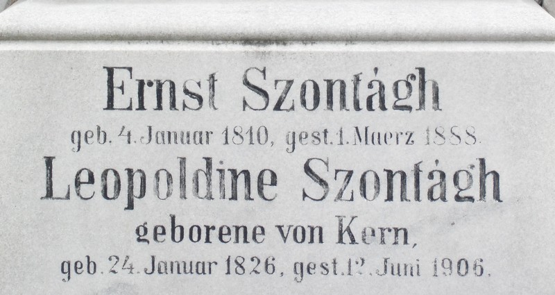 Szontágh; Szontágh geb. von Kern