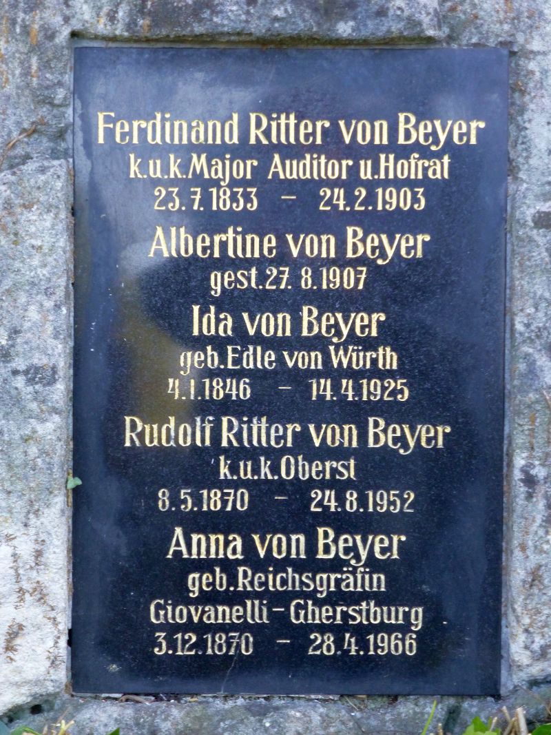 von Beyer; von Würth; von Giovanelli-Gherstburg