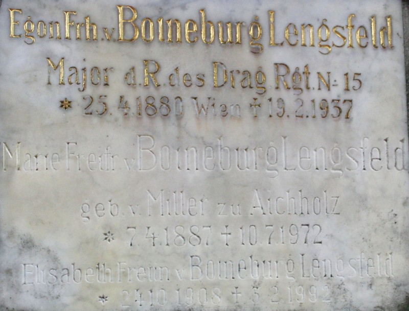 von Boineburg-Lengsfeld geb. von Miller zu Aichholz; von Boineburg-Lengsfeld