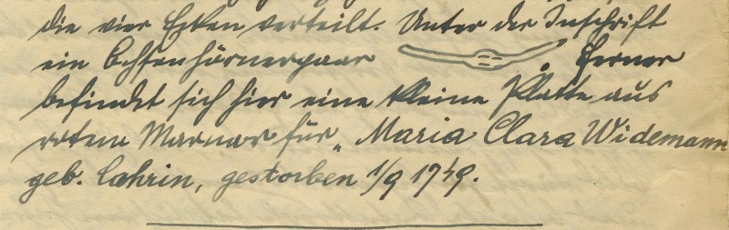 Widemann geb. Cahrin (1749)