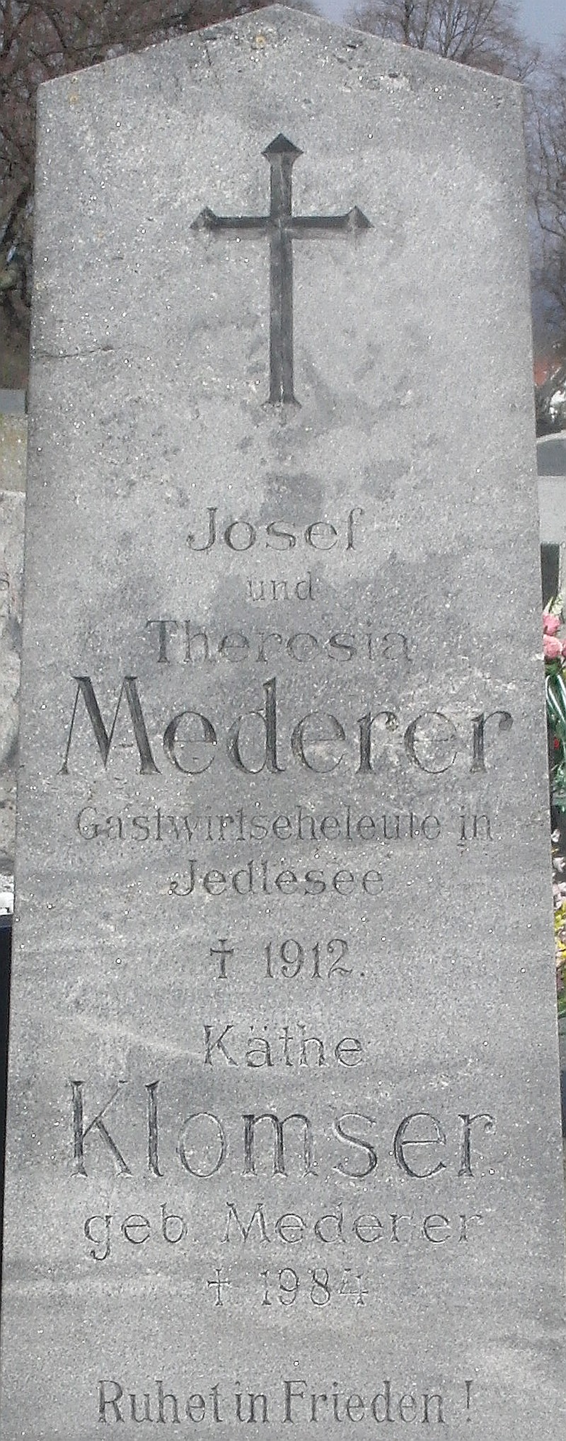 Mederer; Klomser geb. Mederer