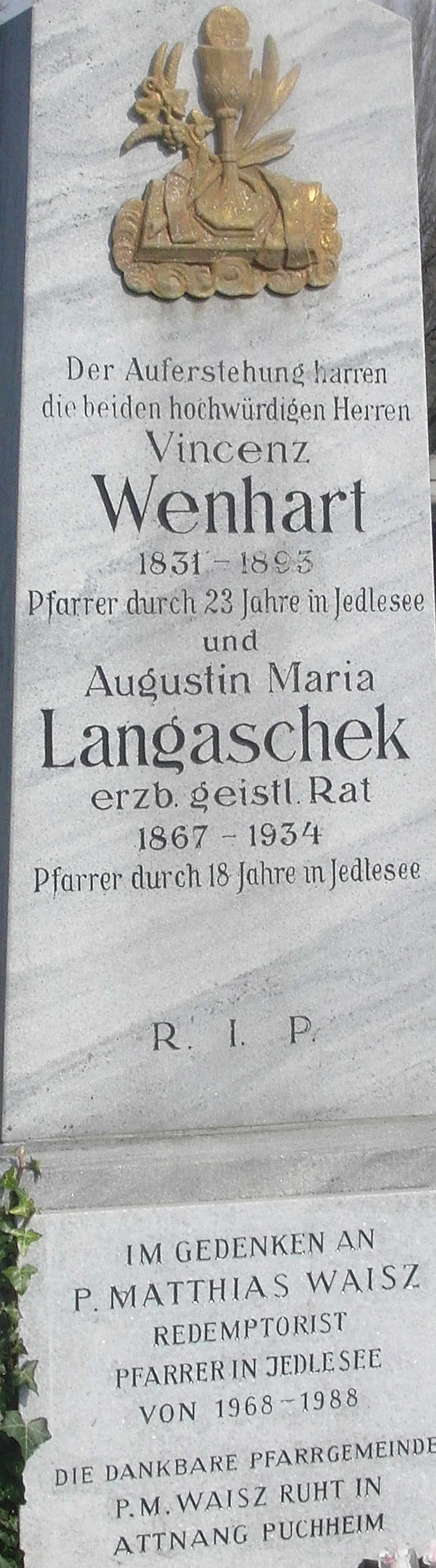 Wenhart; Langaschek; Waisz