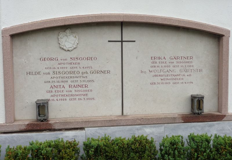 Sisgoreo; Sisgoreo geb. Görner; Rainer geb. Sisgoreo; Gärtner geb. Sisgoreo; Gärtner