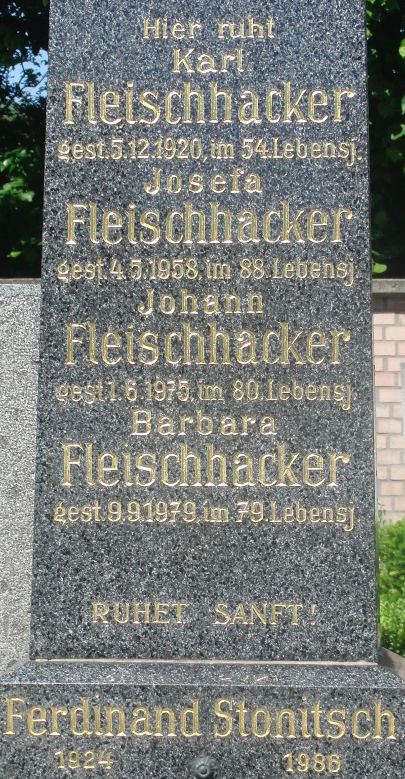 Fleischhacker; Stonitsch