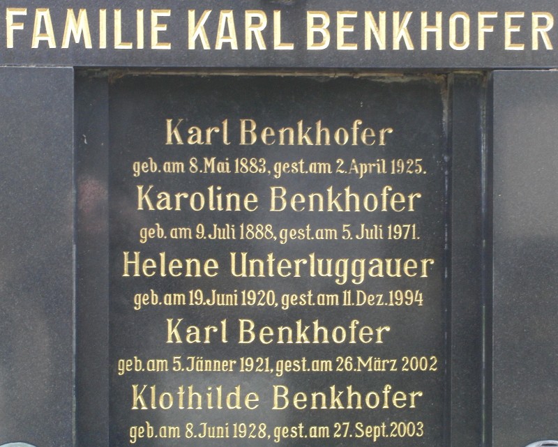 Benkhofer; Unterluggauer
