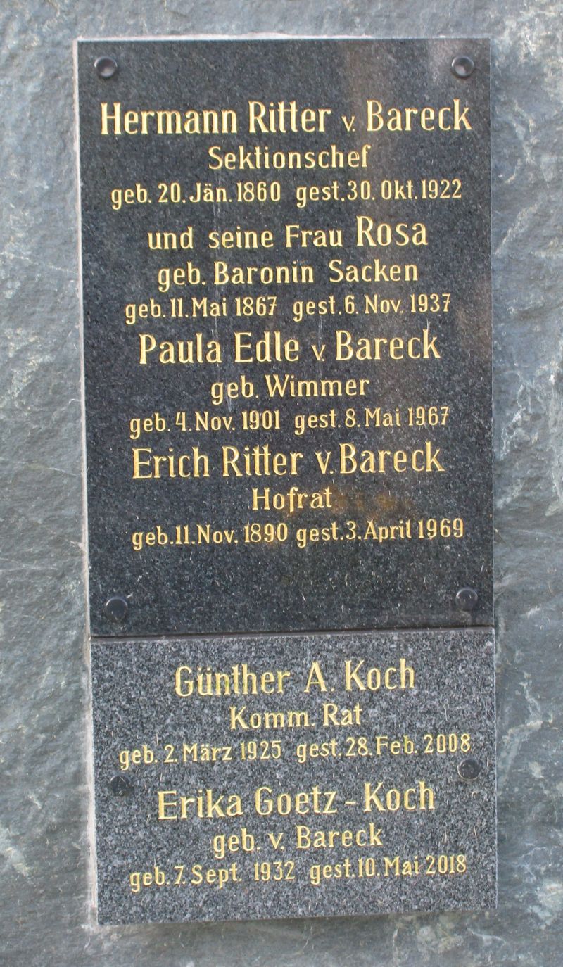 von Bareck; von Sacken; Wimmer; Koch; Goetz