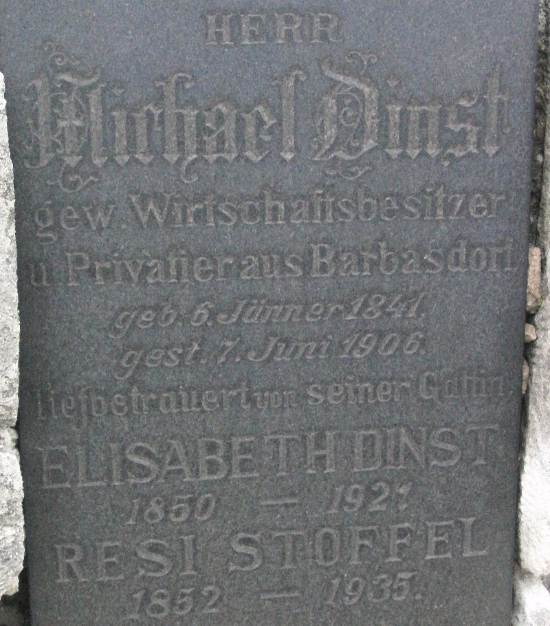 Dinst; Stoffel