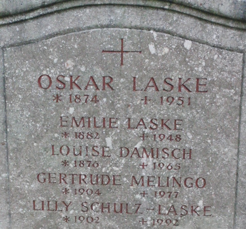 Laske; Damisch; Melingo; Schulz geb. Laske