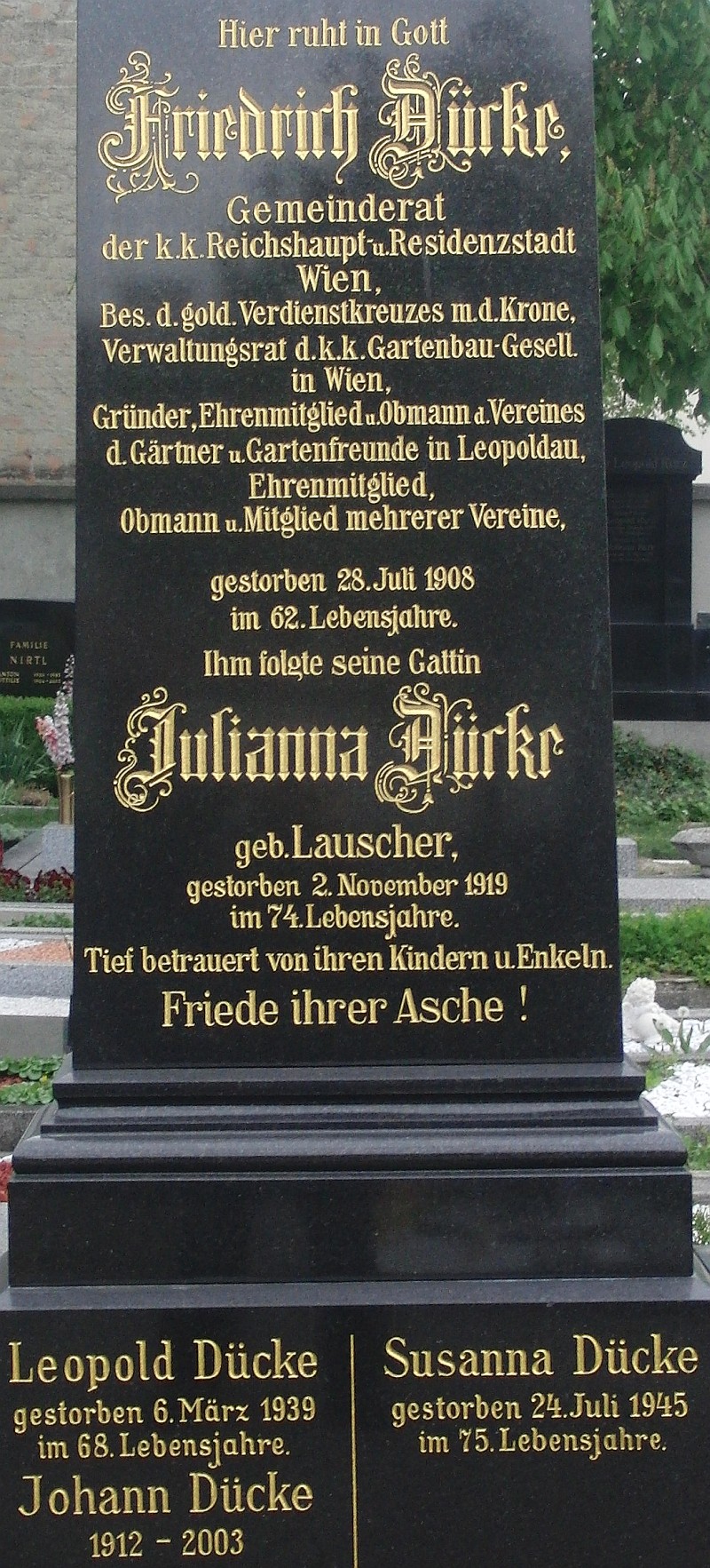 Dücke; Dücke geb. Lauscher