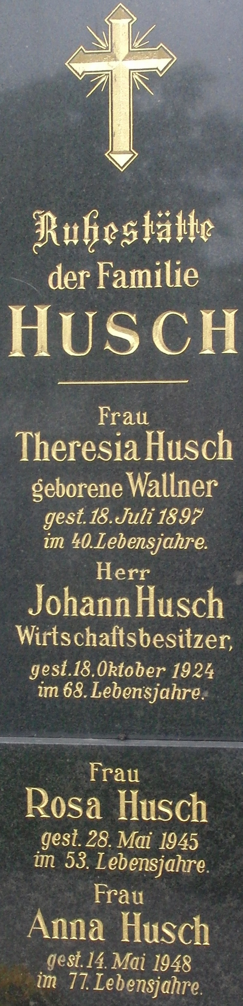 Husch; Husch geb. Wallner