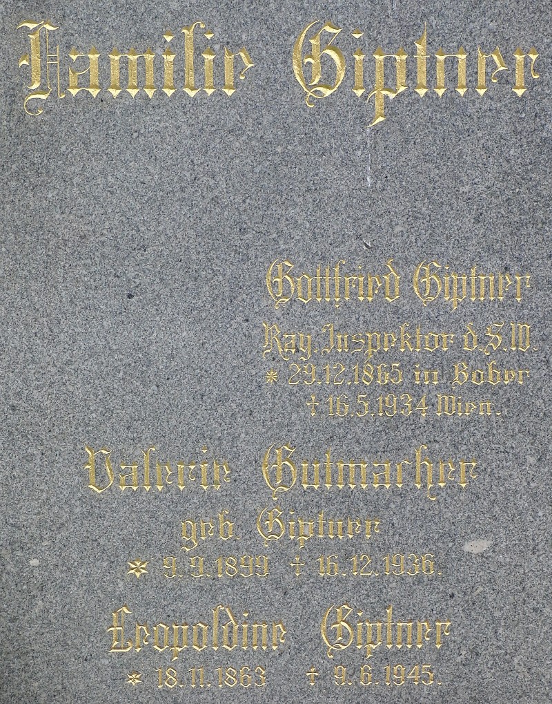 Giptner; Gutmacher geb. Giptner