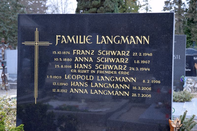 Langmann; Schwarz