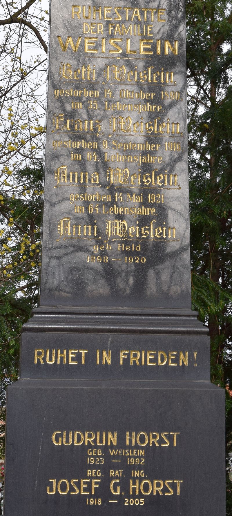 Weislein; Horst; Held