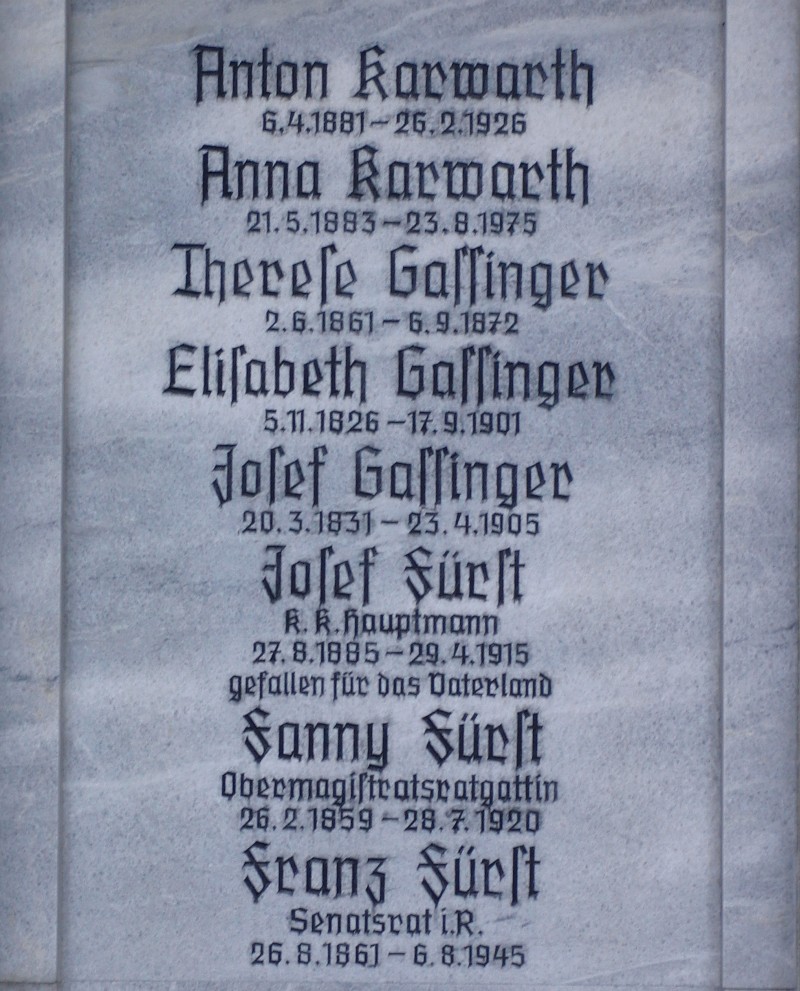 Karwarth; Gassinger; Fürst