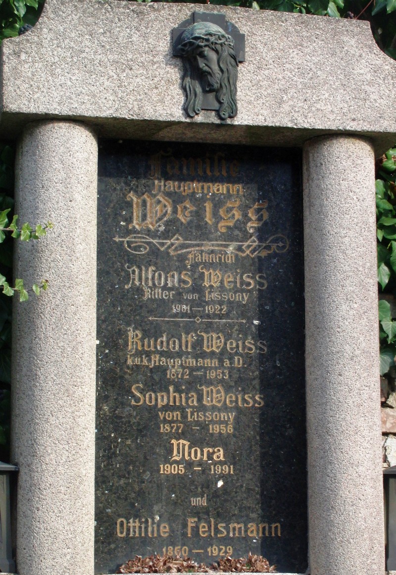 Weiss von Lissony; Weiss; Felsmann
