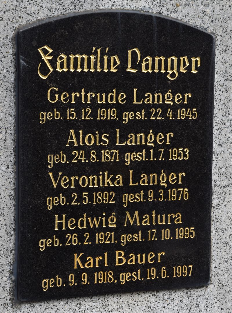 Langer; Matura; Bauer