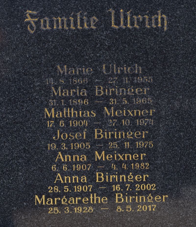 Ulrich; Biringer; Meixner