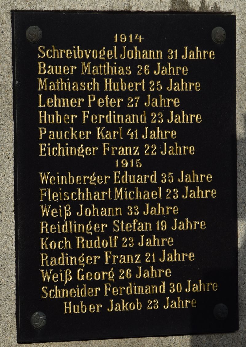 Kriegerdenkmal Kriegstote 1.WK