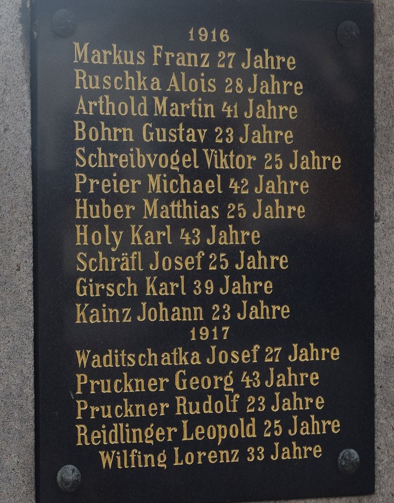 Kriegerdenkmal Kriegstote 1.WK