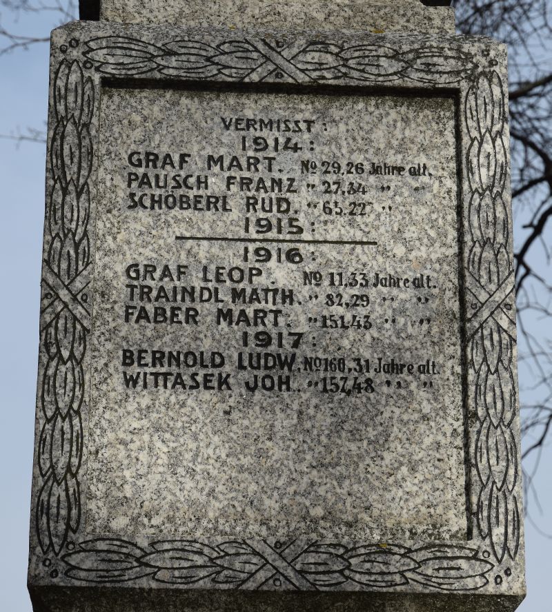 Kriegerdenkmal Kriegstote 1.WK