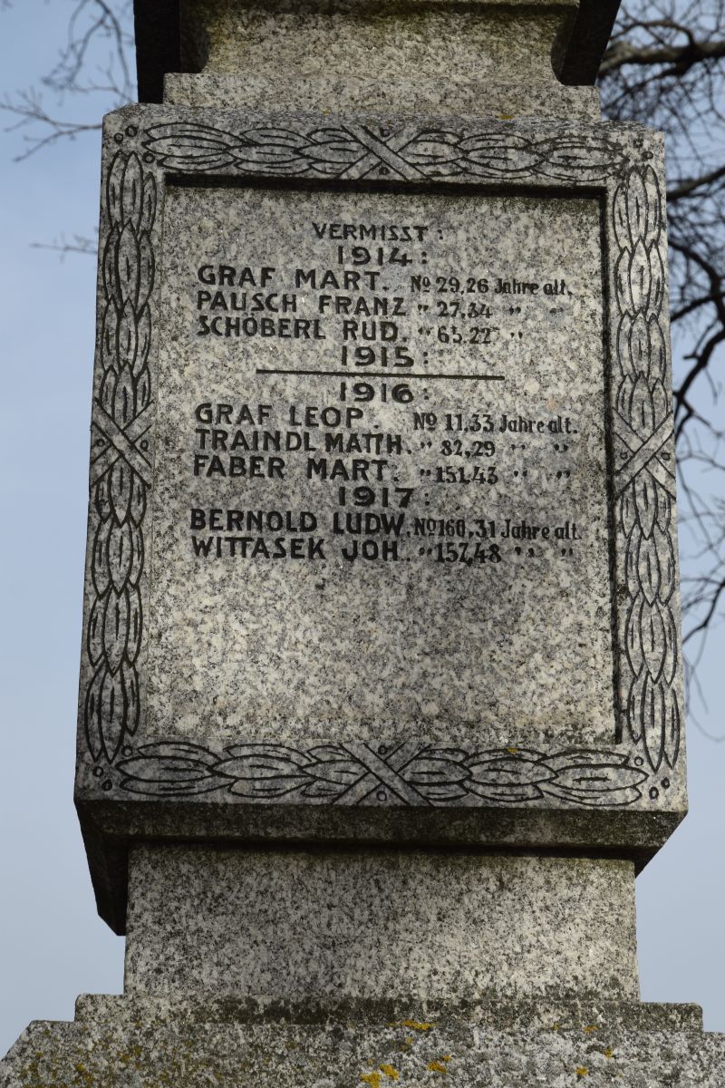 Kriegerdenkmal Kriegstote 1.WK